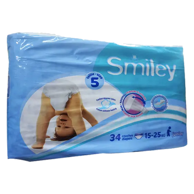 Couches bébé SMILEY taille 5 * 34pcs
